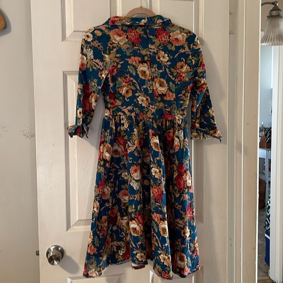 Mixinni Floral Wrap Dress Size M - Picture 5 of 10
